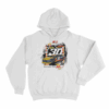 Cleetus Kenetik Nascar Unisex Hoodie White